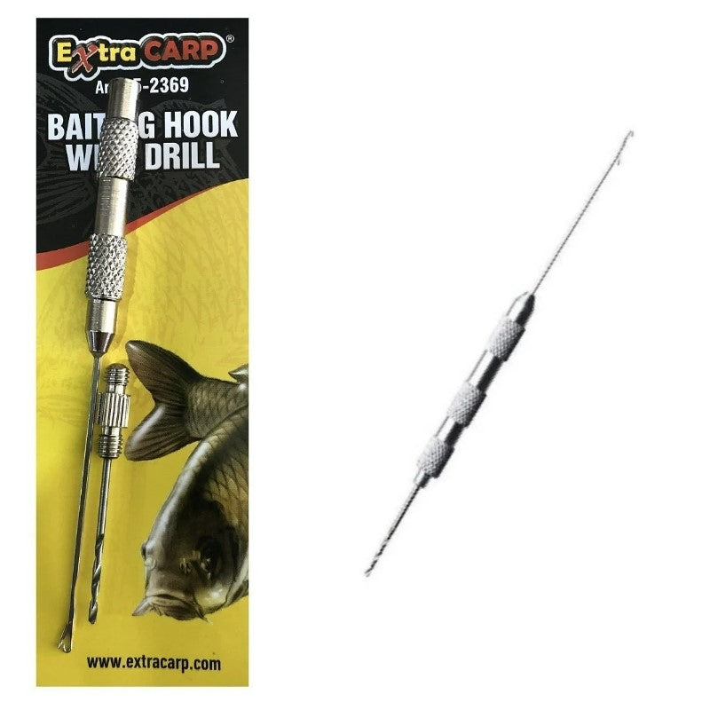 Extra Carp Baiting Hook with Bait Drill - 2-in-1