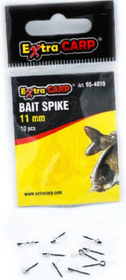 EXC Bait Spike & Ring - 11mm - 10 stuks - voor Karper/Witvis/Method Feeder Onderlijn - Rigmateriaal - Bait pin