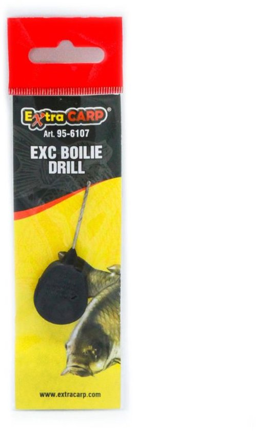 EXC Boilie Drill - Boilieboor voor Boilies & Pellets - Zwart - Boilienaald - Baiting Tool - Karper Vissen Rigmateriaal