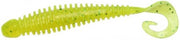 Intech Turborib Softbait 4'' - #05 - 10cm - 5 stuks - Groene Shads - Roofvissen Kunstaas Ribbel shad