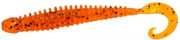 Intech Turborib Softbait 4'' - #25 - 10cm - 5 stuks - Oranje Shads - Roofvissen Kunstaas Ribbel shad