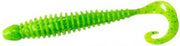 Intech Turborib Softbait 4'' - #03 - 10cm - 5 stuks - Groene Shads - Roofvissen Kunstaas Ribbel shad