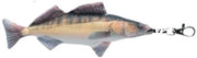 Mini Snoekbaars Knuffel met Hanger - 18cm - Sleutelhanger - Roofvis knuffel - Visknuffel - Vis sleutelhanger