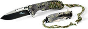 Filfishing - Inklapbaar Mes - Zakmes Camouflage - RVS - 21,5 cm
