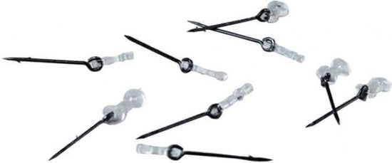EXC Bait Spike & Ring - 8mm - 10 stuks - voor Karper/Witvis/Method Feeder Onderlijn - Rigmateriaal - Bait pin