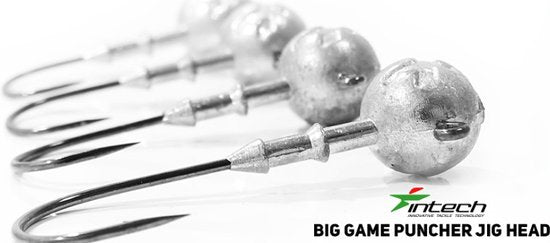 BIG GAME Puncher Jighead #6/0 - 35g - 2 stuks - Loodkop voor Roofvissen - voor grote Shads & Softbaits