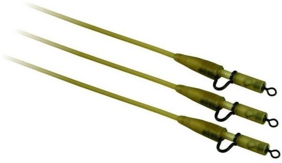EXC Heavy Lead Clips with Swivel Quick Change - 3pcs - 30cm - Silt - Rigmateriaal Karper Vissen