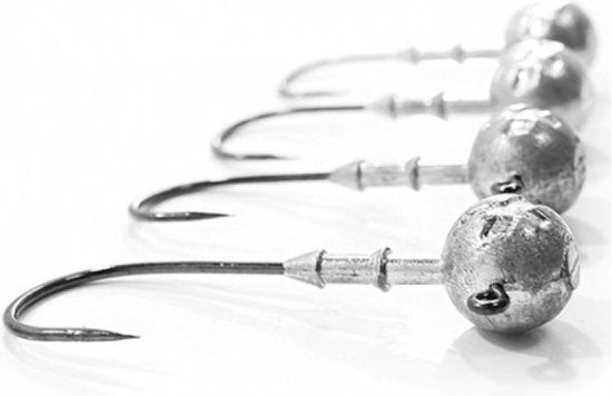 BIG GAME Puncher Jighead #6/0 - 22g - 3 stuks - Loodkop voor Roofvissen - voor grote Shads & Softbaits