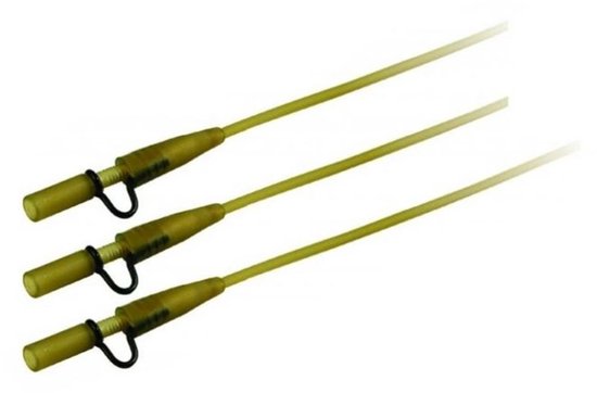 EXC Safety Lead Clips with Camo Tubing - 30cm - 3pcs - Loodclip met Tube - voor Karper Onderlijn