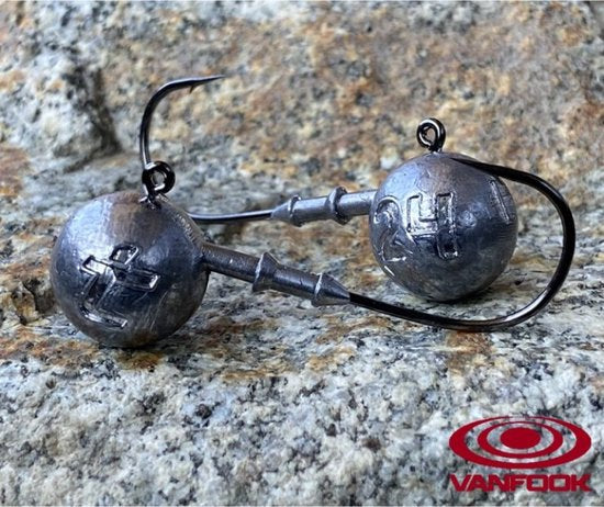 DJ-Head 31 Jighead - #5/0 - 28g - 2 stuks - Loodkop voor Roofvissen - Jigheads voor Shads & Softbaits