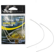 Fil FLY Braided Loop Connector - 2pcs - Voor verbinden Vliegvis Leader, Vislijn en/of Backing - Vliegvissen Connector voor Onderlijn