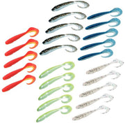 FC's UNO Softbaits 'Assorti'- 7.5cm - 25 stuks - 5x5 Shads in verschillende kleuren - Shad/Soft Bait - Kunstaas voor Roofvissen - Voordeelpakket