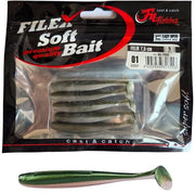 Softbait 'FELIX' 01 - 5 stuks - 7.5cm - Shad/Soft Bait - Kunstaas Shads voor Roofvissen