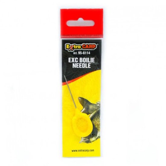 EXC Boilie Needle - Boilienaald voor Boilies & Haakaas - Geel - Baiting Tool - Met scherpe punt - Karper Vissen Rigmateriaal