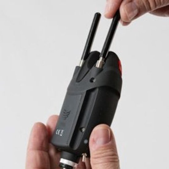 EXC ELITE 3 Bite Alarm Set - 3+1 Beetmelder set voor Karpervissen - Inclusief Ontvanger en schroefbare Snag Ears
