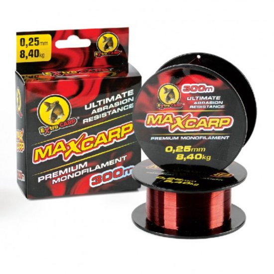 EXC MAX carp premium mono - 0.37mm - 16.9kg - 300m - Koperbruin - Karper Vislijn - Nylon Karper Lijn