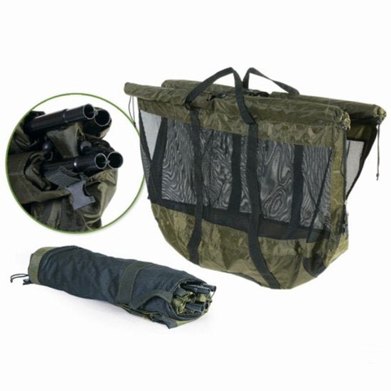 EXC Collapsible Sling - Green - Opvouwbare drijvende Bewaarzak - Weighsling - Compacte Weegzak - Karper Vissen