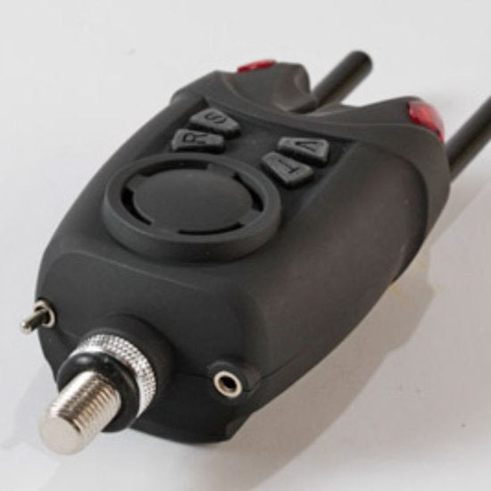 EXC ELITE 3 Bite Alarm Set - 3+1 Beetmelder set voor Karpervissen - Inclusief Ontvanger en schroefbare Snag Ears