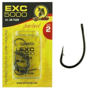 EXC '5000' Karper Haken - Haakmaat #6 - 10 stuks - Barbed - Karper Haak - Carp Hooks - voor Karper Onderlijnen