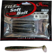 Softbait 'FELIX' 05 - 5 stuks - 7.5cm - Shad/Soft Bait - Kunstaas Shads voor Roofvissen