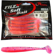Softbait 'FELIX' 06 - 5 stuks - 9.0cm - Shad/Soft Bait - Kunstaas Shads voor Roofvissen