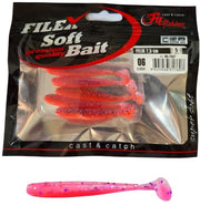 Softbait 'FELIX' 06 - 5 stuks - 7.5cm - Shad/Soft Bait - Kunstaas Shads voor Roofvissen