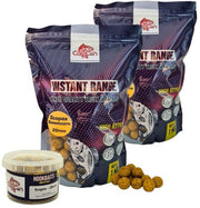 Boilie Session Pack 'Scopex Sweetcorn' - 2x 1kg Instant Range Boilies (15mm & 20mm) + 20mm High Attract Hookbaits - Karper Aas - Boilies