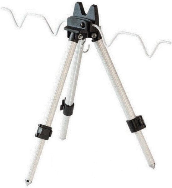 Fil Tripod 210 - Driepoot Hengelsteun - Verstelbaar tot 46cm - Aluminium - Voor maximaal 4 hengels - 3-leg Rodpod