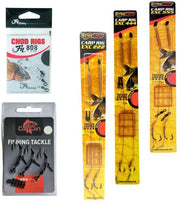 FC's Karper Onderlijnen 'Assorti' - Haakmaat #8 - 12 verschillende Karper Rigs - Hair Rigs, Chod Rigs & Spinner Rigs - Rigs voor Karper Vissen