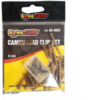 EXC Camou Lead Clip Set - 6 sets - Met QC Swivels -Loodclips voor Karper Onderlijn - Rigmateriaal voor Vissen