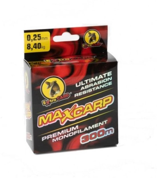 EXC MAX carp premium mono - 0.37mm - 16.9kg - 300m - Koperbruin - Karper Vislijn - Nylon Karper Lijn