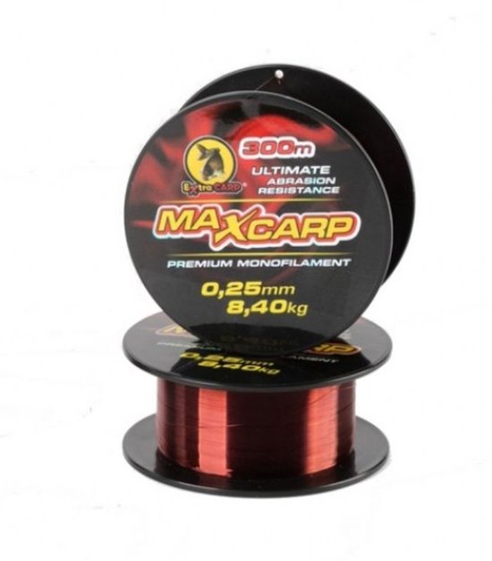 EXC MAX carp premium mono - 0.28mm - 10.85kg - 300m - Koperbruin - Karper Vislijn - Nylon Karper Lijn