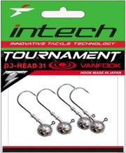 DJ-Head 31 Jighead - #5/0 - 28g - 2 stuks - Loodkop voor Roofvissen - Jigheads voor Shads & Softbaits