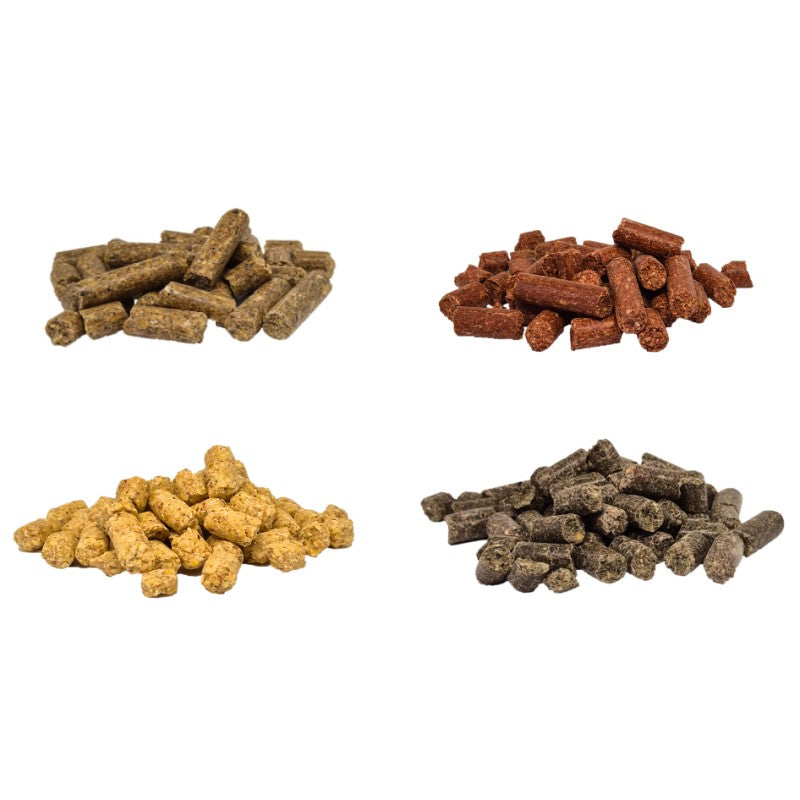 CarpCon Babycorn Pellets 'Assorti' 8mm - 4x1kg Voordeelpakket