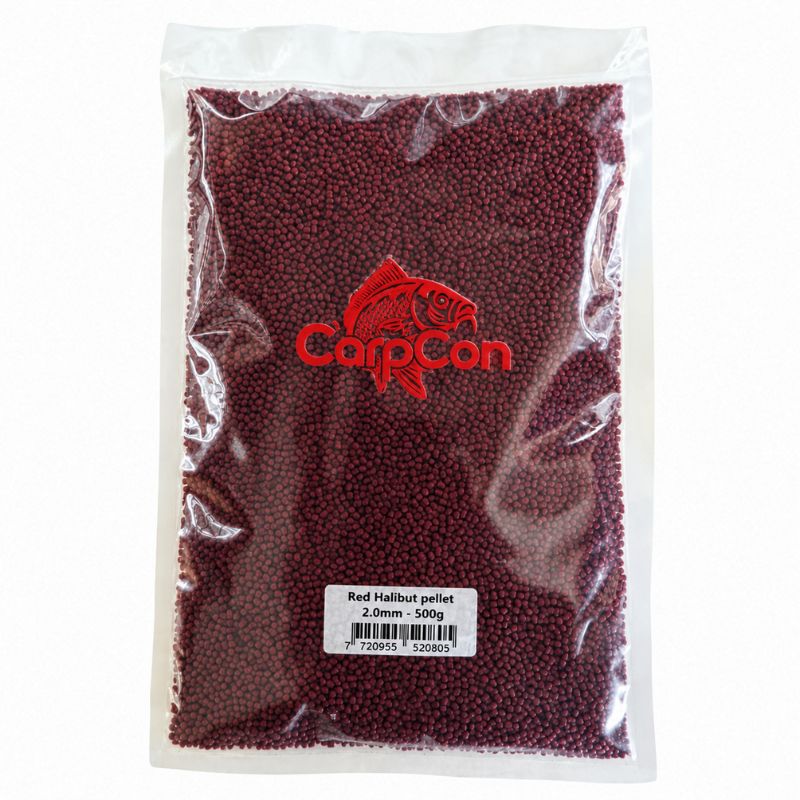 CarpCon Mini Pellets 2mm 'Red Halibut' — 500g