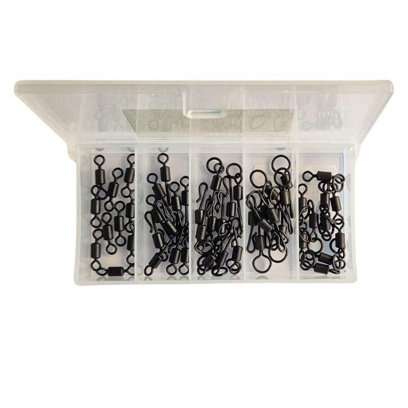 CarpCon Swivels Box - 50pcs - Maat #8
