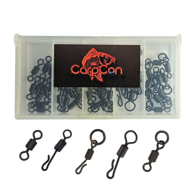 CarpCon Swivels Box - 50pcs - Maat #8