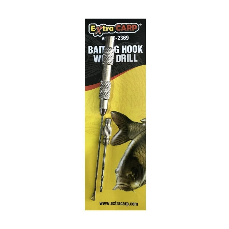 Extra Carp Baiting Hook with Bait Drill - 2-in-1