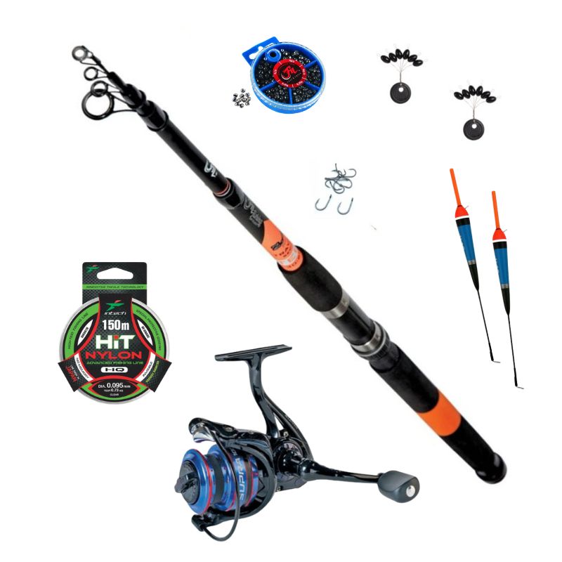 FC's Reishengel Combo - Vertix Tele 2.7m + Supra 3000 + Toebehoren