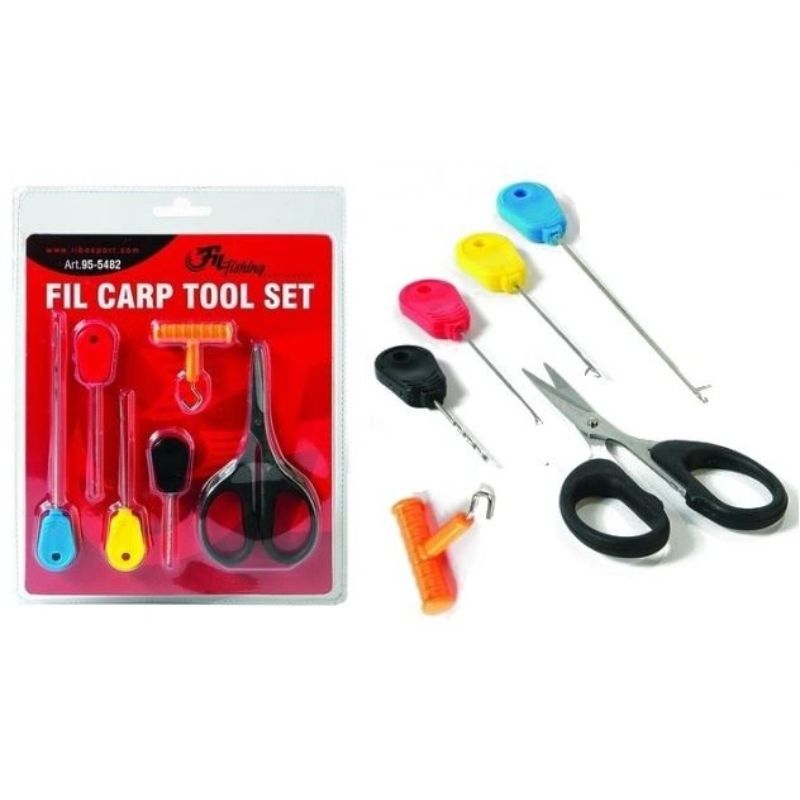 Fil Fishing Carp Tool Set - 6-delig