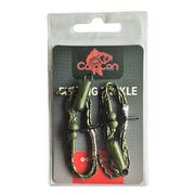 CarpCon Heli/Chod System Leaders 'Camo Green' - 2 stuks