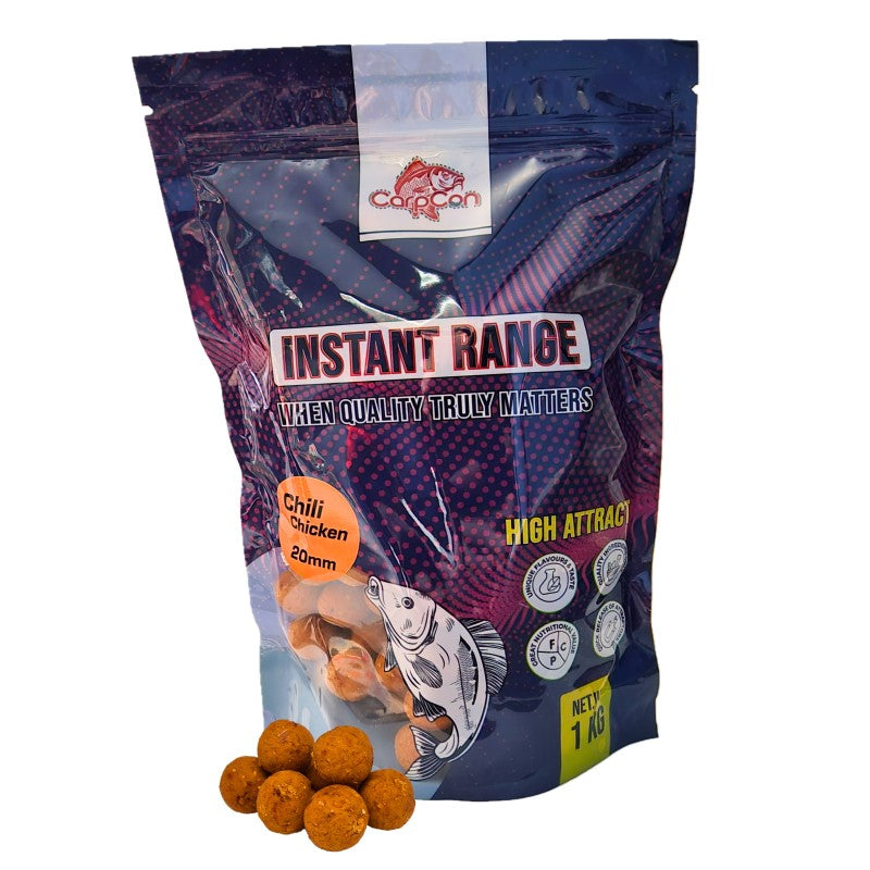 CarpCon Instant Range Boilies 'Chili Chicken' 20mm - 1kg