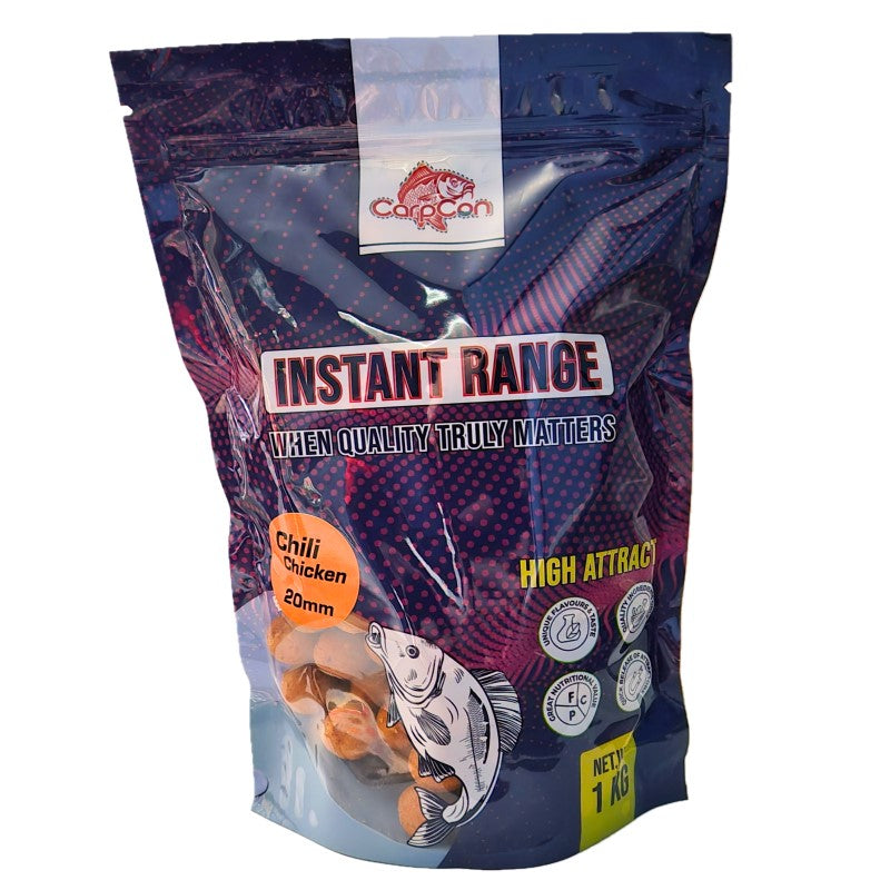 CarpCon Instant Range Boilies 'Chili Chicken' 20mm - 1kg