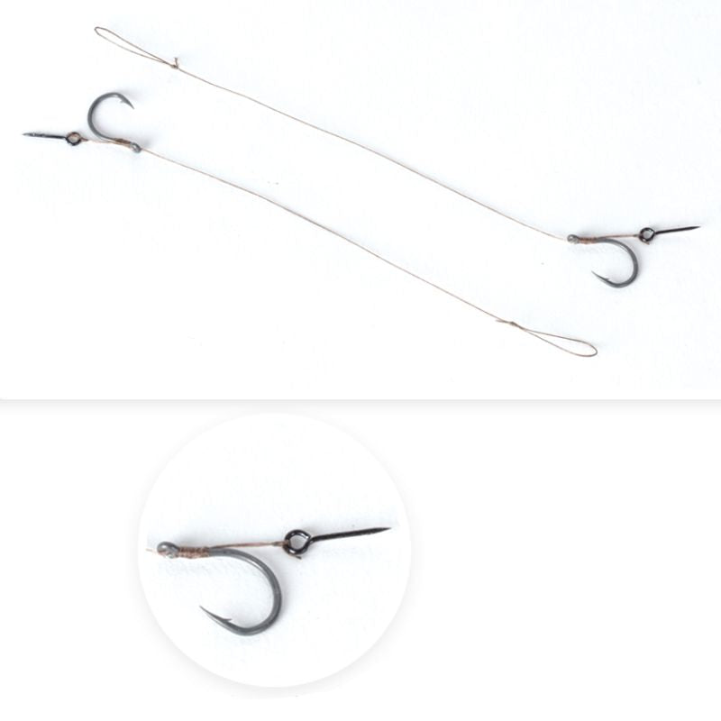 Filex Method Pro Rig - Braid - Bait Spike - 0.12mm - 2pcs (meerdere haakmaten)