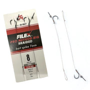 Filex Method Pro Rig - Braid - Bait Spike - 0.12mm - 2pcs (meerdere haakmaten)