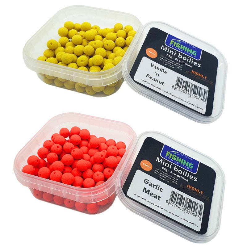 FC Mini Boilies (pre-drilled) 'Duo' 9mm - 2 x 50g