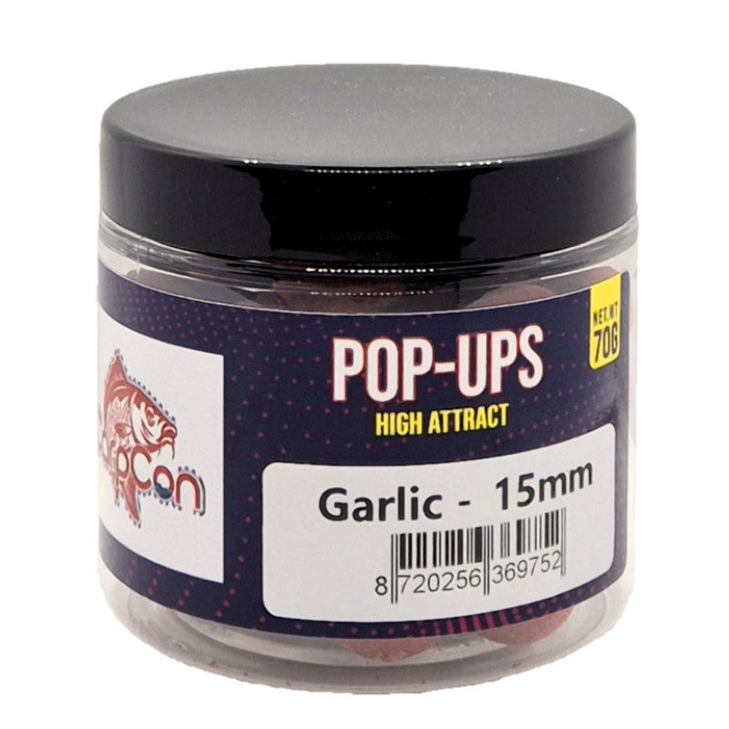 CarpCon High Attract Pop-Ups 'Garlic' - 15mm (70g)