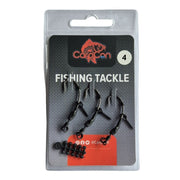 CarpCon handgemaakte Spinner Rigs Hook Section - 3 stuks — #4