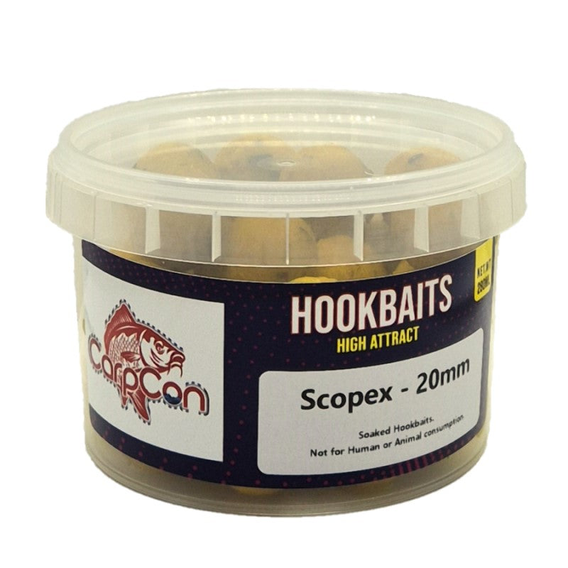 CarpCon High Attract Hookbaits 'Scopex Sweetcorn' (Meerdere diameters)