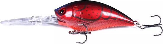 PredaCon Deep Dive Crankbait Set met Stalen onderlijnen - 8-delig - 12.5cm - 20.5g